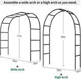 Metal Garden and Wedding Arch, 7.9 × 6.4 ft, photo 6